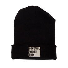 Load image into Gallery viewer, Powerful Women Pray Classic Beanie (Limited Edition)- Black