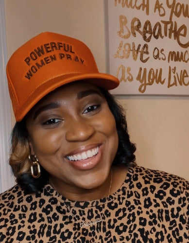 The JKori Trucker Hat (Orange/Brown)