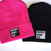 Load image into Gallery viewer, Powerful Women Pray Classic Beanie (Limited Edition)- Black
